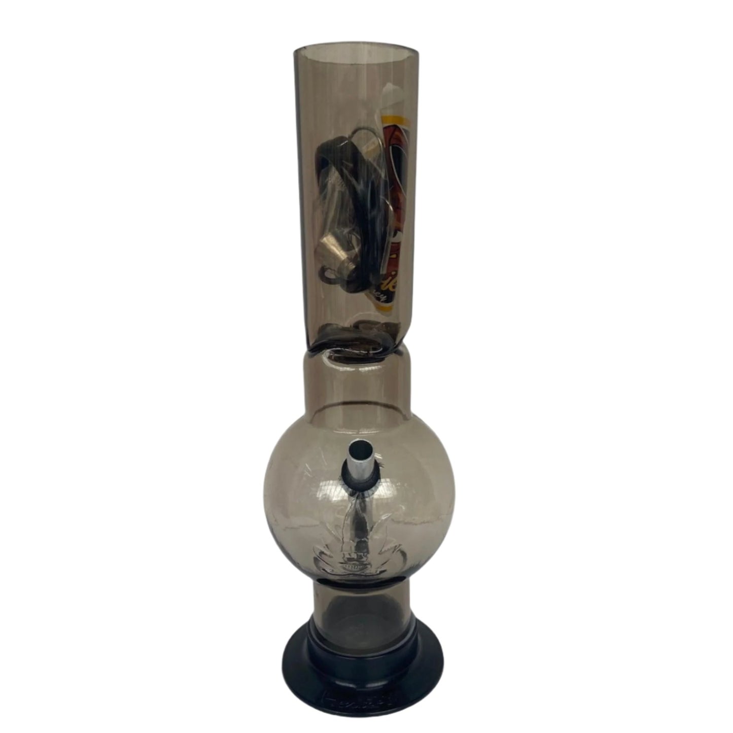Black-Herbies Twisted Acrylic Bong (12'')-Acrylic Bongs-The Wee Smoke Shop