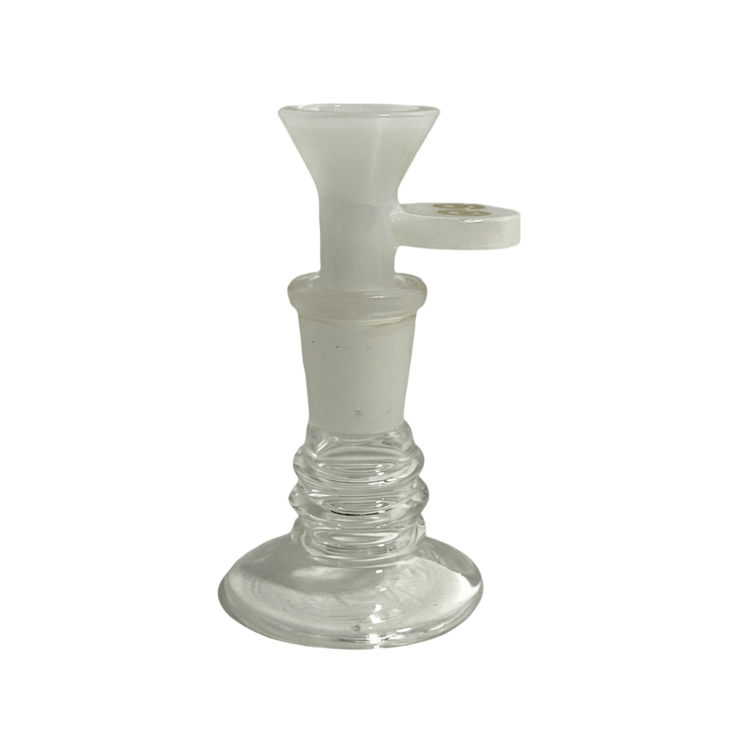 Cheech (14mm) Glass Bowl - Solid Colours - Bowls - White - The Wee Smoke Shop