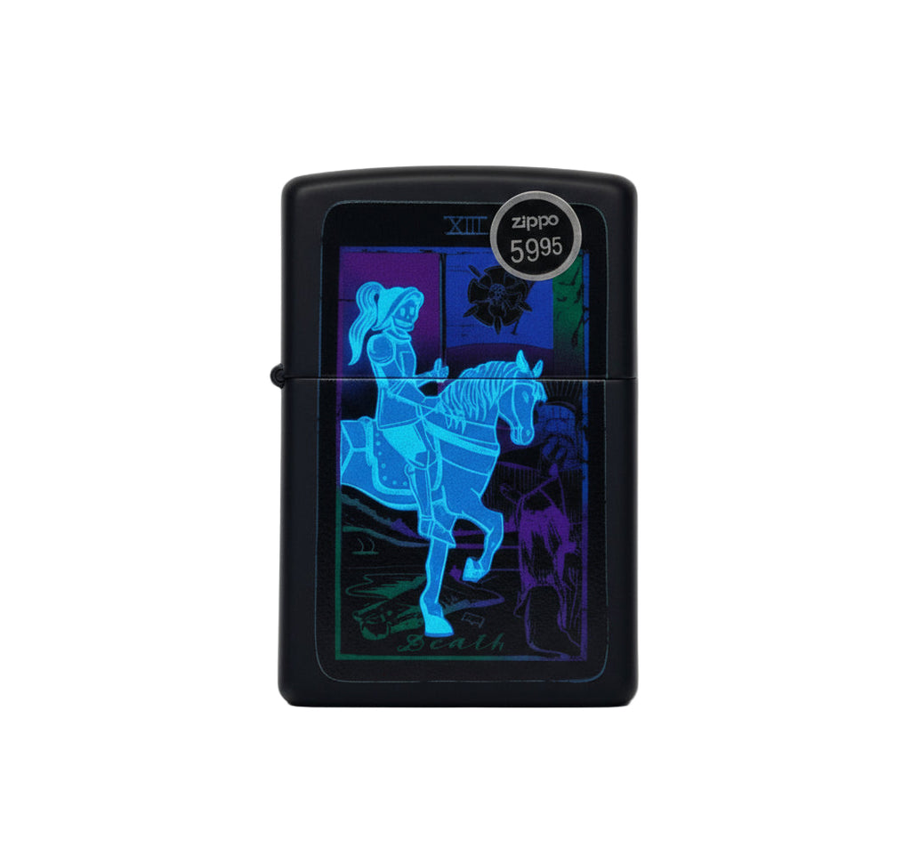 Zippo Black Light Tarot Card The Wee Smoke Shop