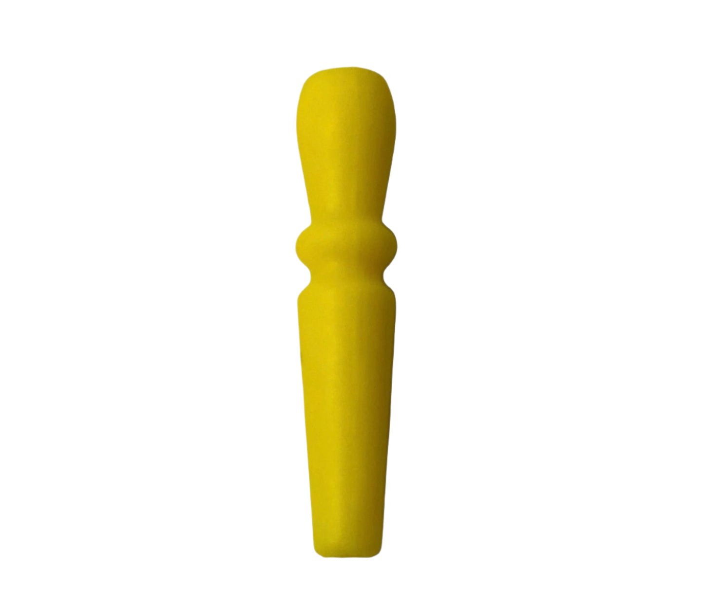 Yellow Universal Silicone Hookah Tip (1)-The Wee Smoke Shop