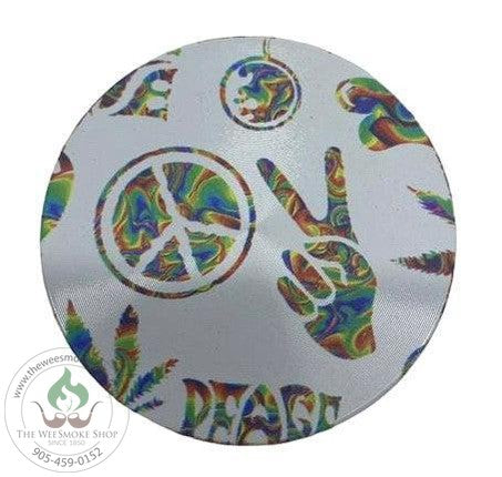 4 Piece Grinder - Peace - The Wee Smoke Shop