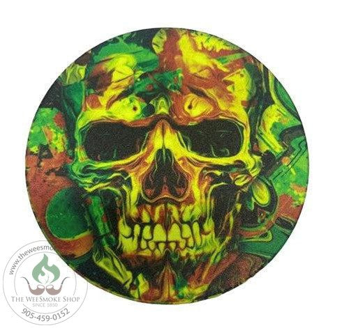 4 Piece Grinder - Skull4 - The Wee Smoke Shop