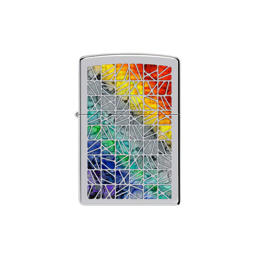 Zippo Mosaic Pattern Lighter - The Wee Smoke Shop