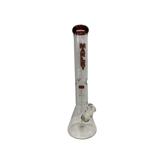 Marley 16" Matrix Perc Glass Bong - Amber - The Wee Smoke Shop