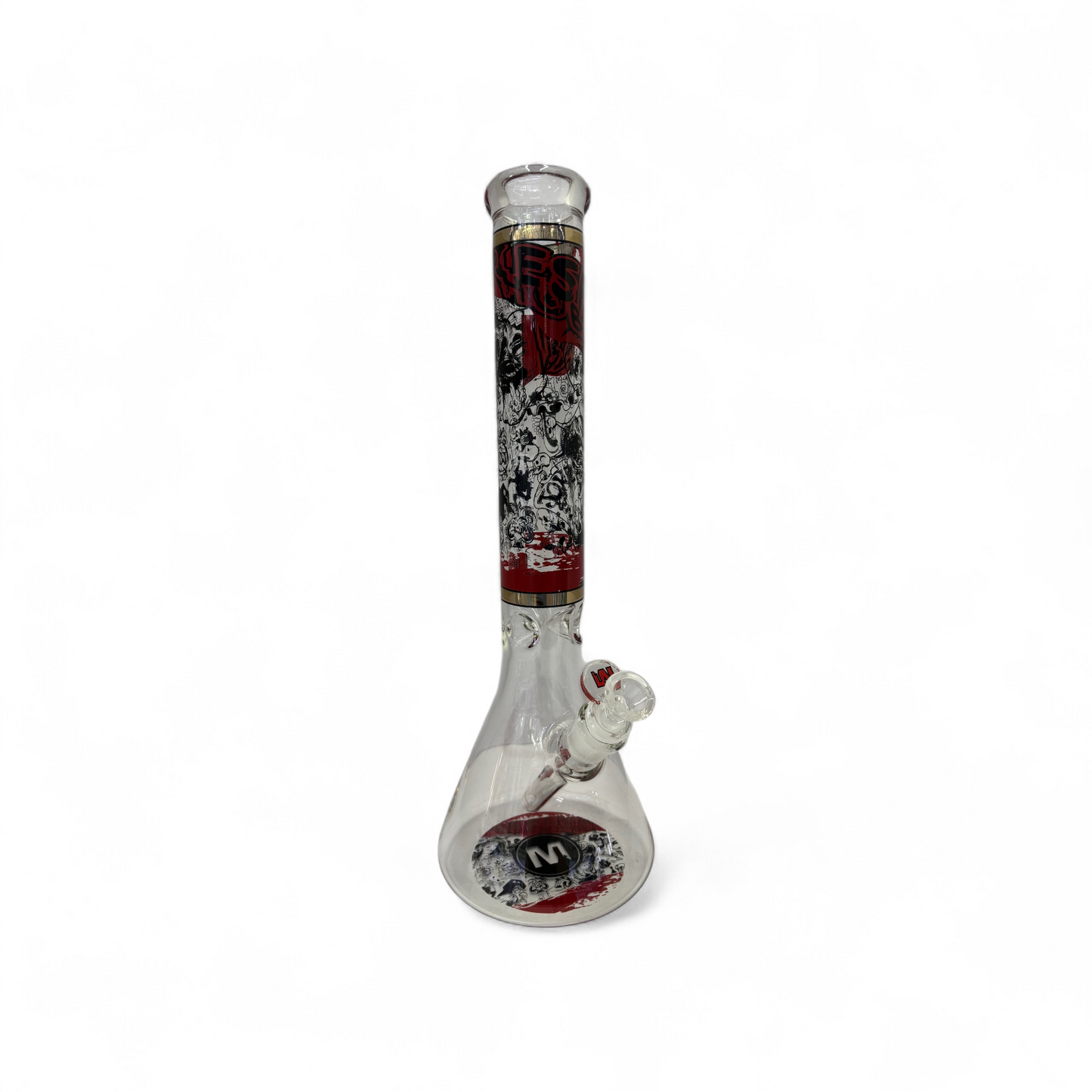 Marley Design 18" 5mm Glass Bong - Joker - The Wee Smoke Shop