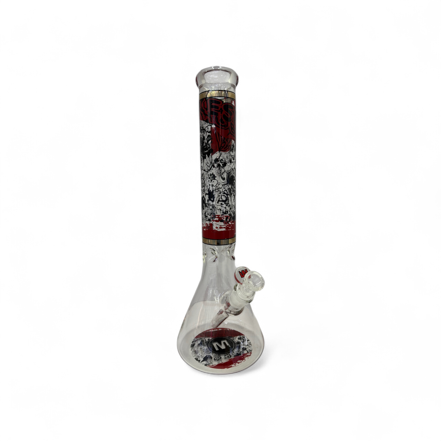 Marley Design 18" 5mm Glass Bong - Joker - The Wee Smoke Shop