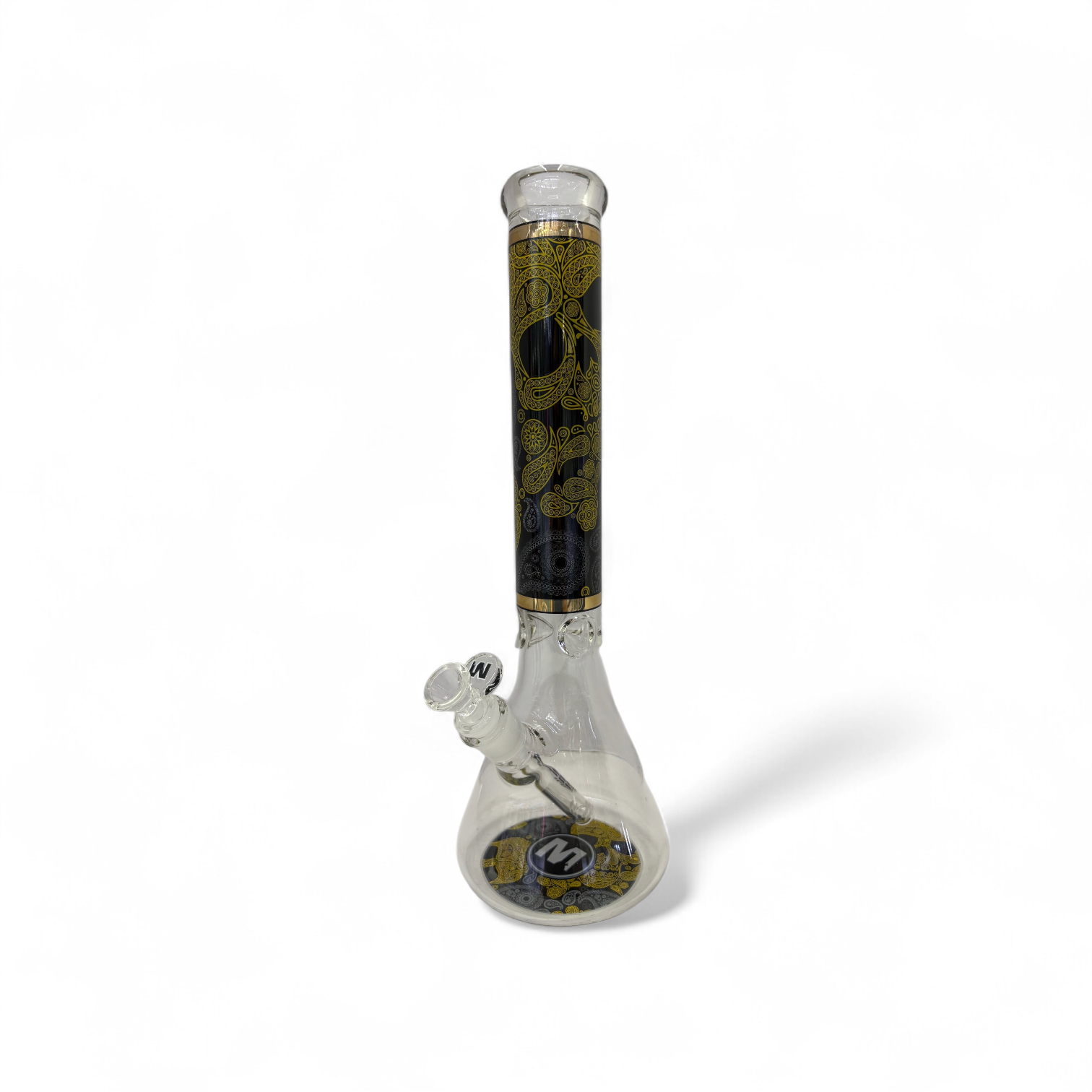 Marley Design 18" 5mm Glass Bong - Paisley - The Wee Smoke Shop