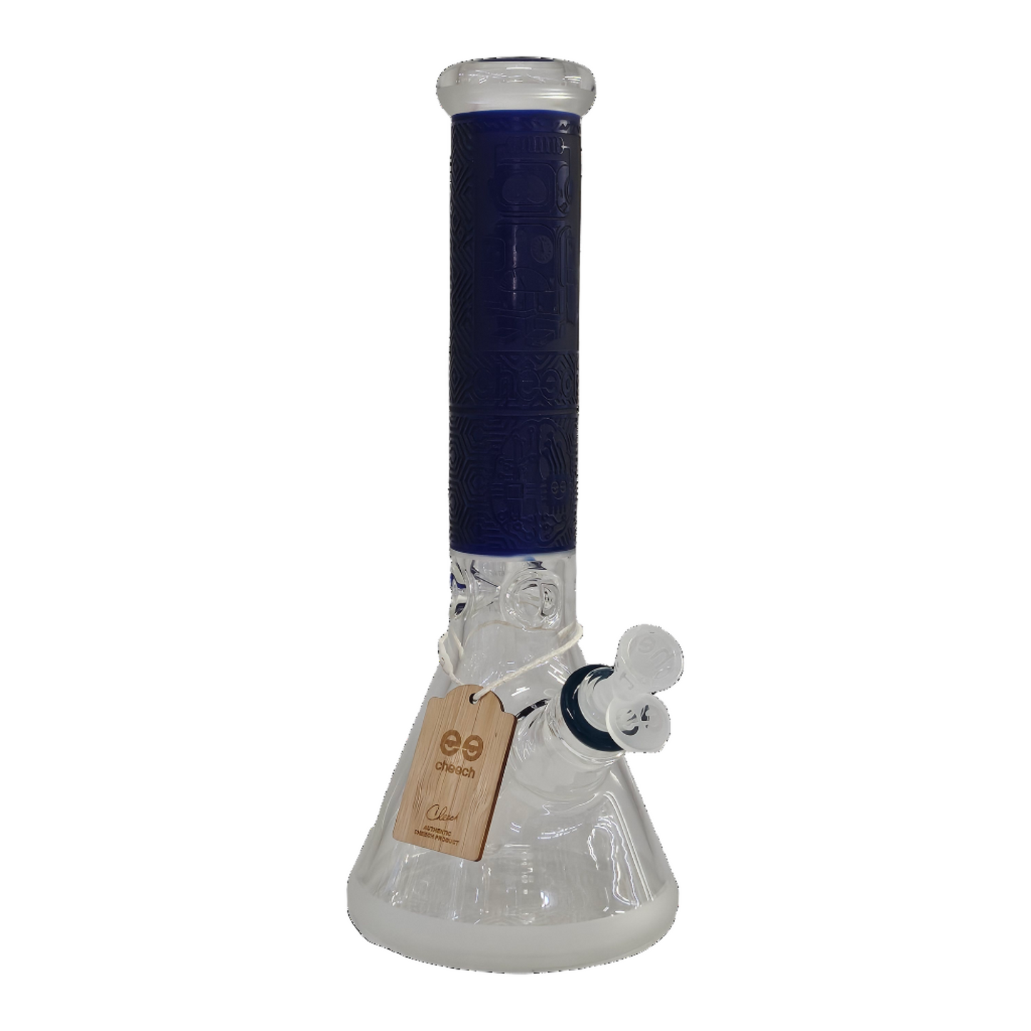Blue Etched Astronaut- Glass Bong - The Wee Smoke Shop 
