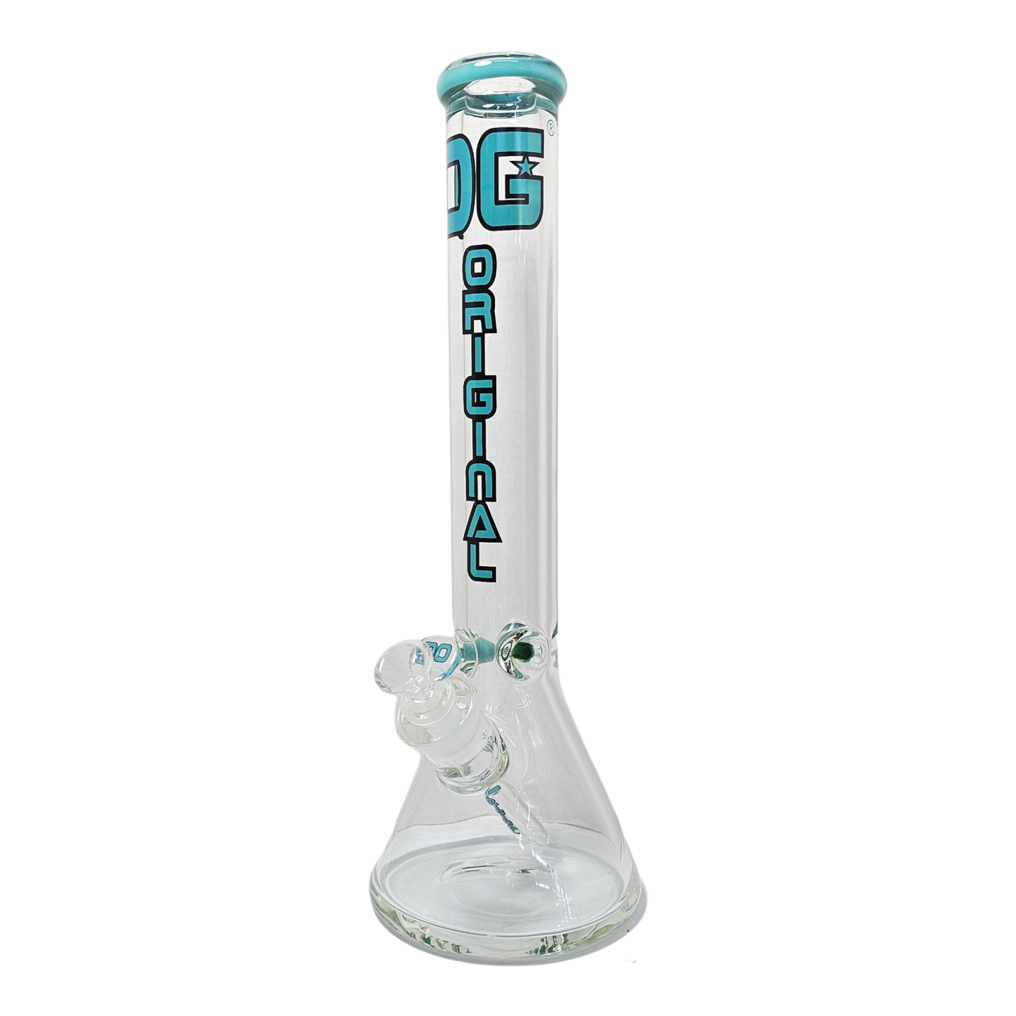 OG 16" Coloured Logo Beaker (9mm)-Glass Bongs-The Wee Smoke Shop