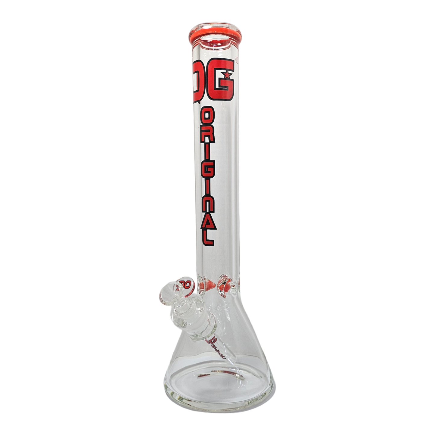 OG 16" Coloured Logo Beaker (9mm)-Glass Bongs-The Wee Smoke Shop