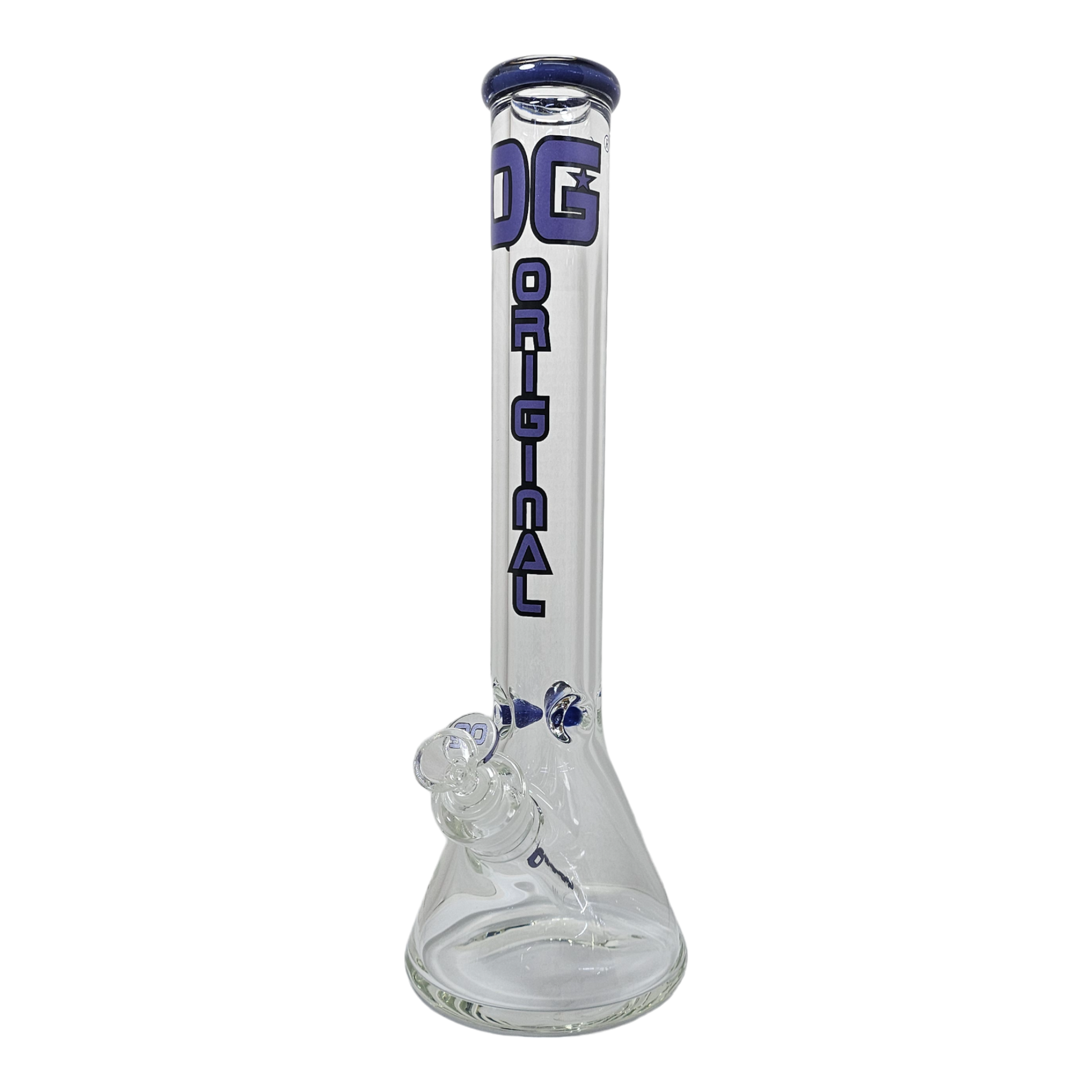 OG 16" Coloured Logo Beaker (9mm)-Glass Bongs-The Wee Smoke Shop