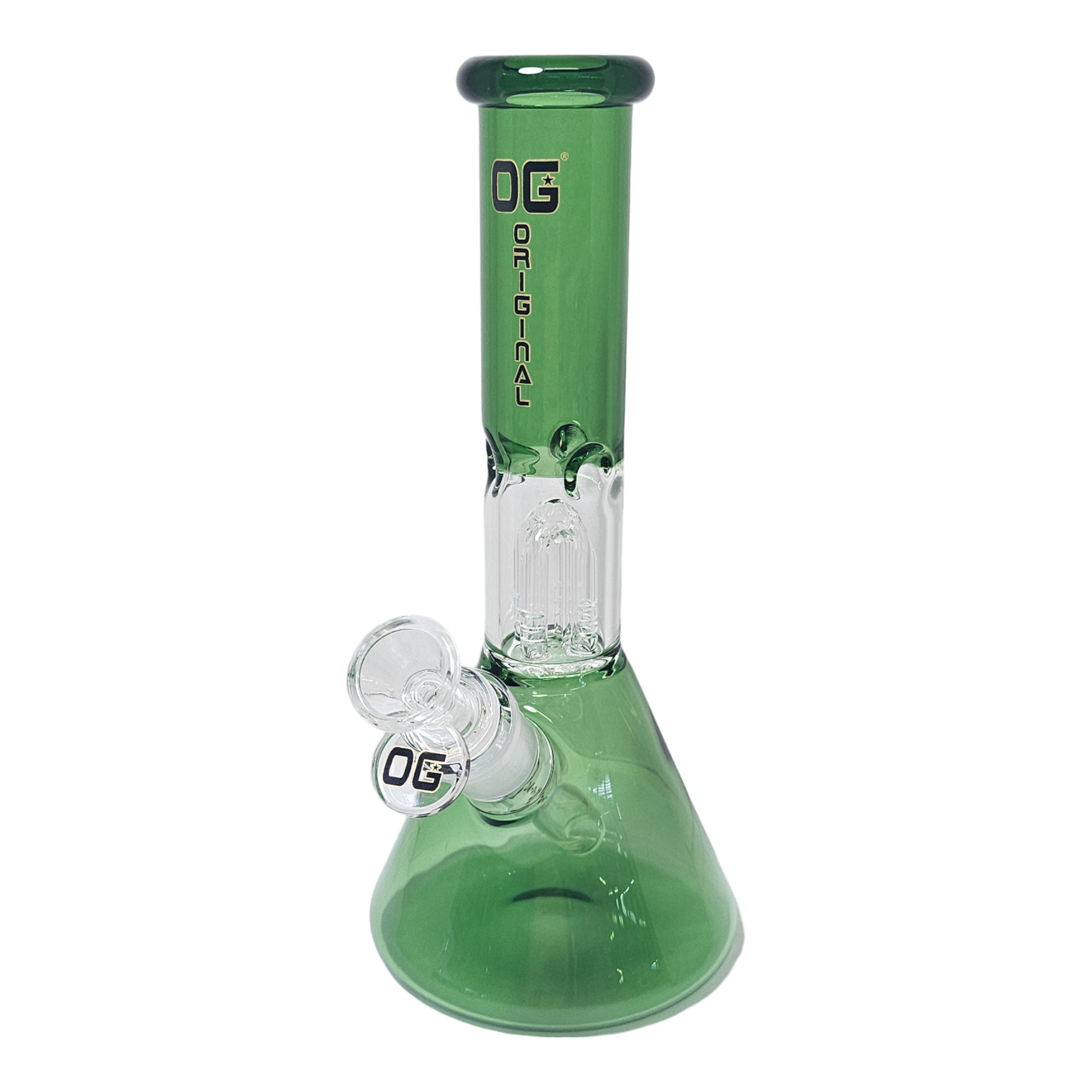 OG 10" Jellyfish Perc Bong-Glass Bongs-The Wee Smoke Shop