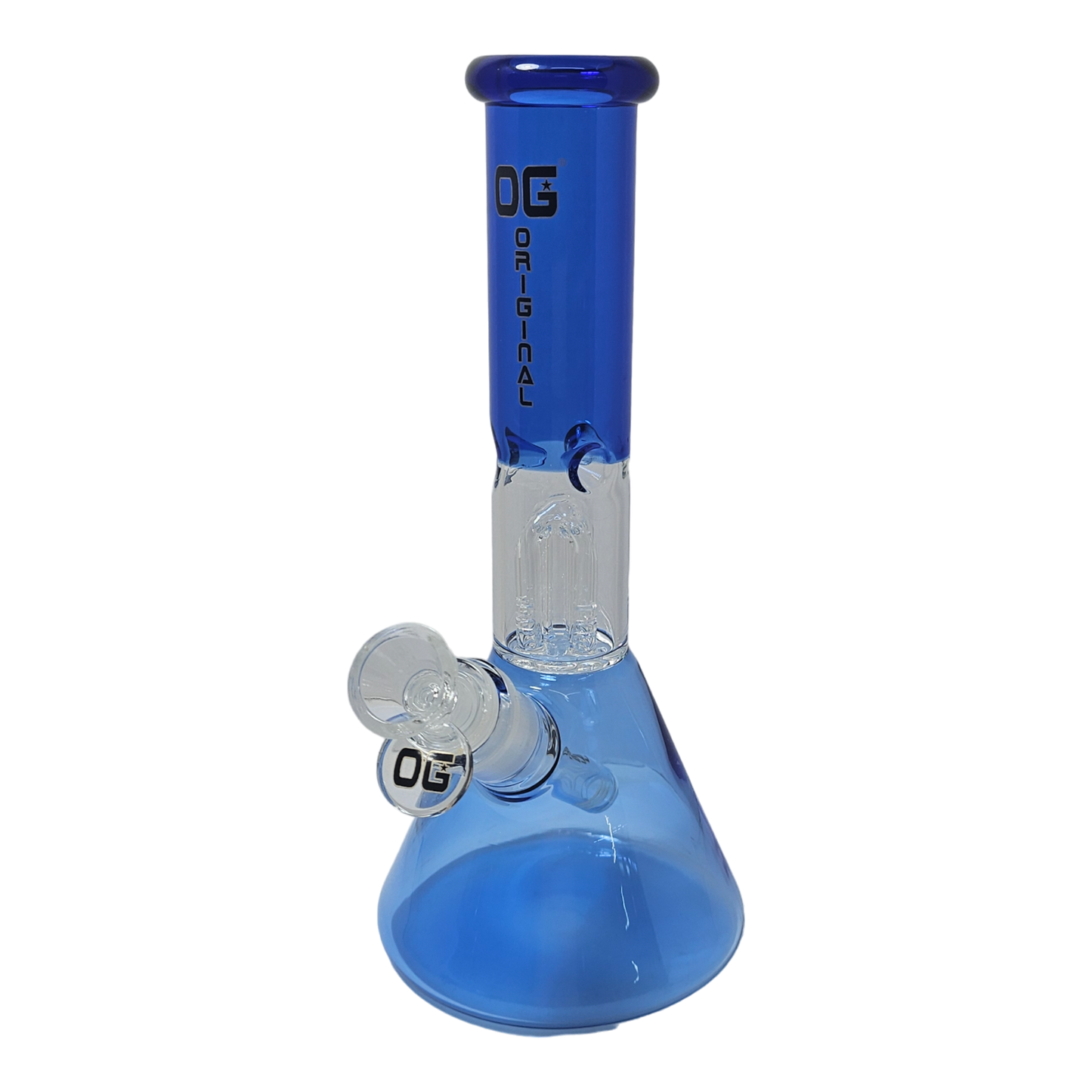 OG 10" Jellyfish Perc Bong-Glass Bongs-The Wee Smoke Shop