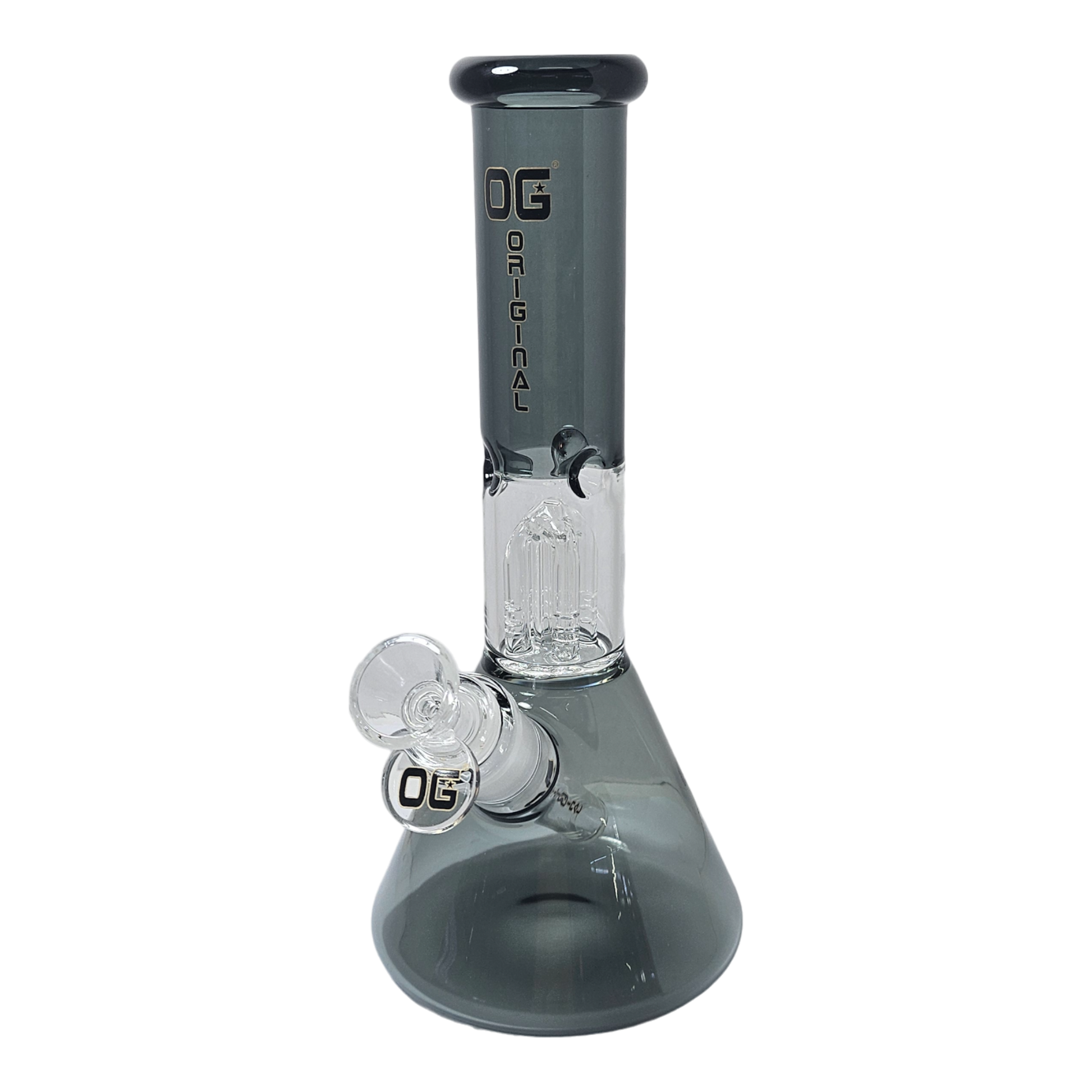 OG 10" Jellyfish Perc Bong-Glass Bongs-The Wee Smoke Shop