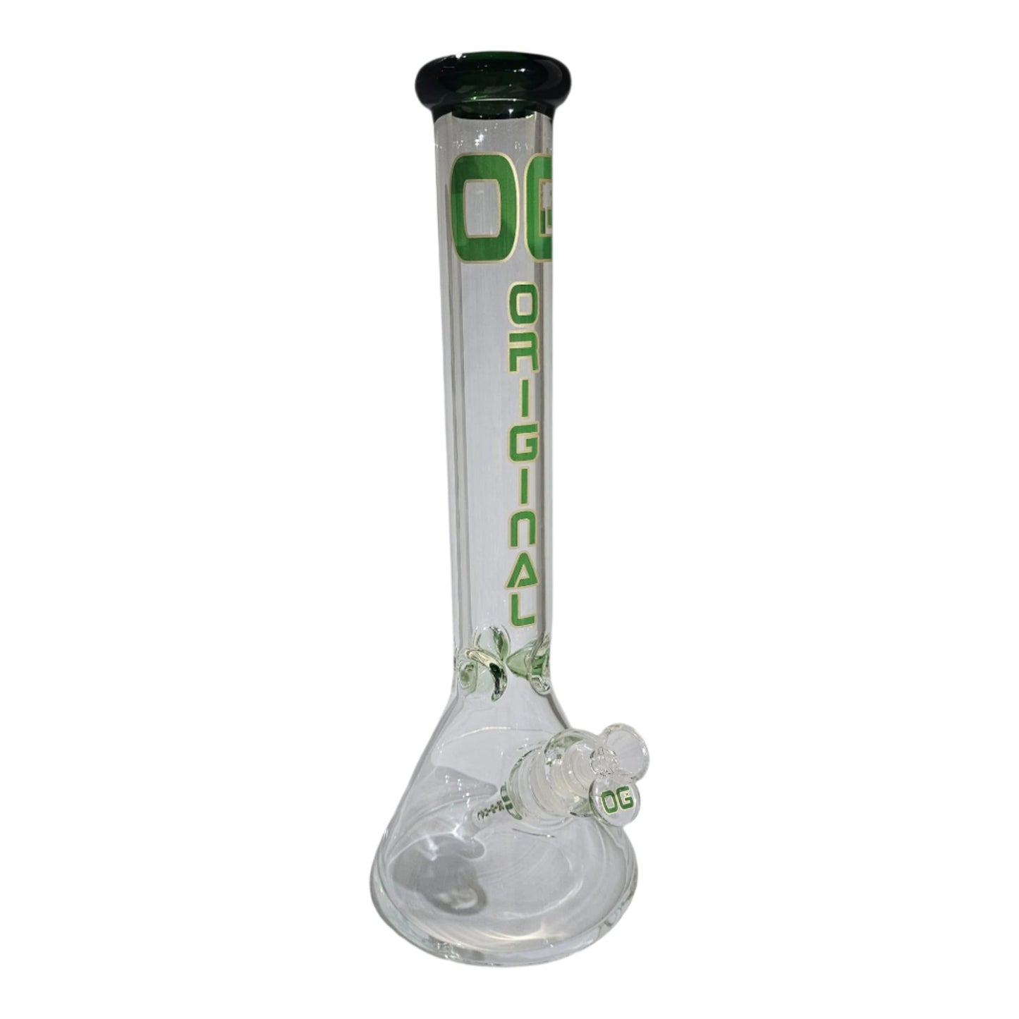 OG 16" Glass Beaker Bong-Green-The Wee Smoke Shop