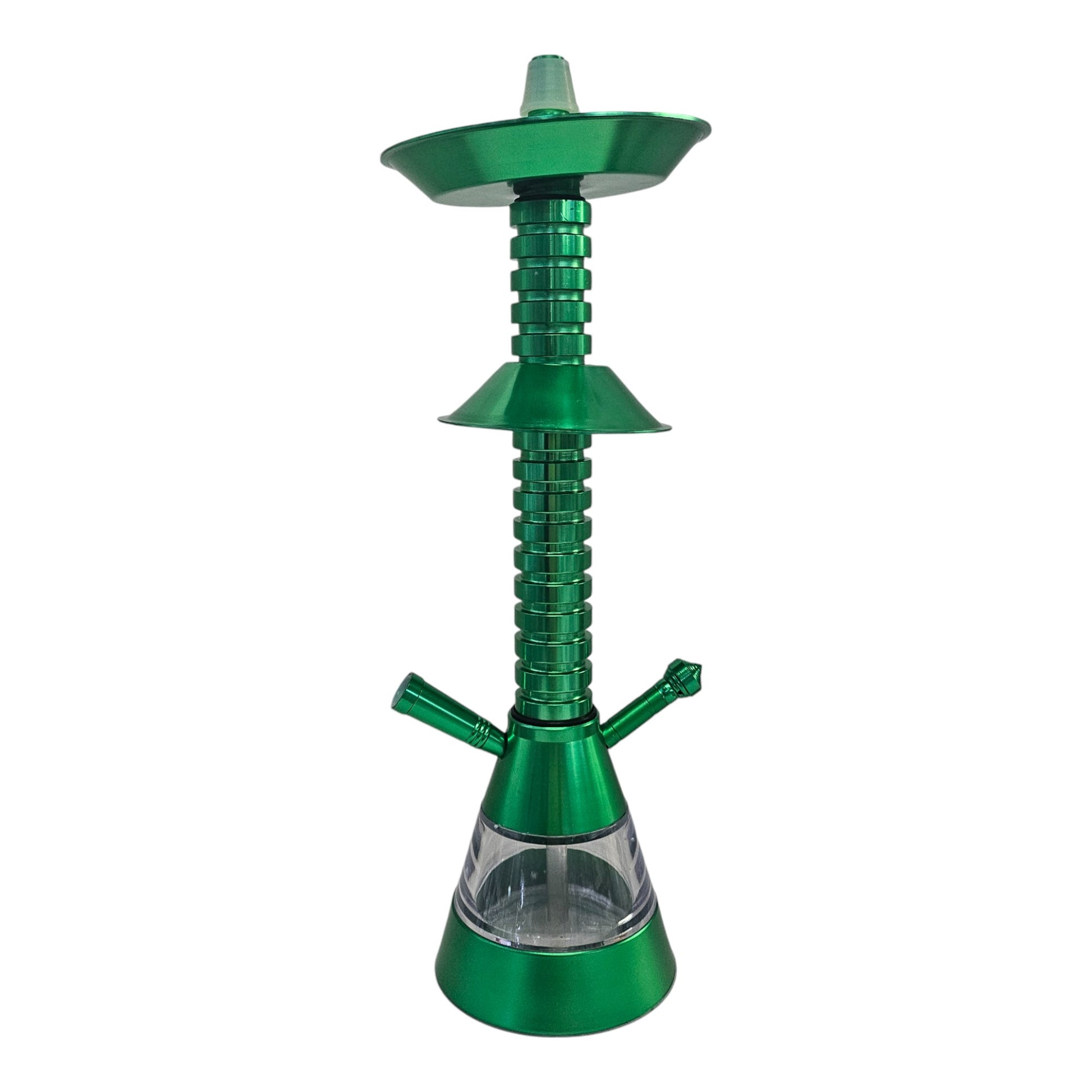 Green Textured (16") 1 Hose Hookah-The Wee Smoke Shop