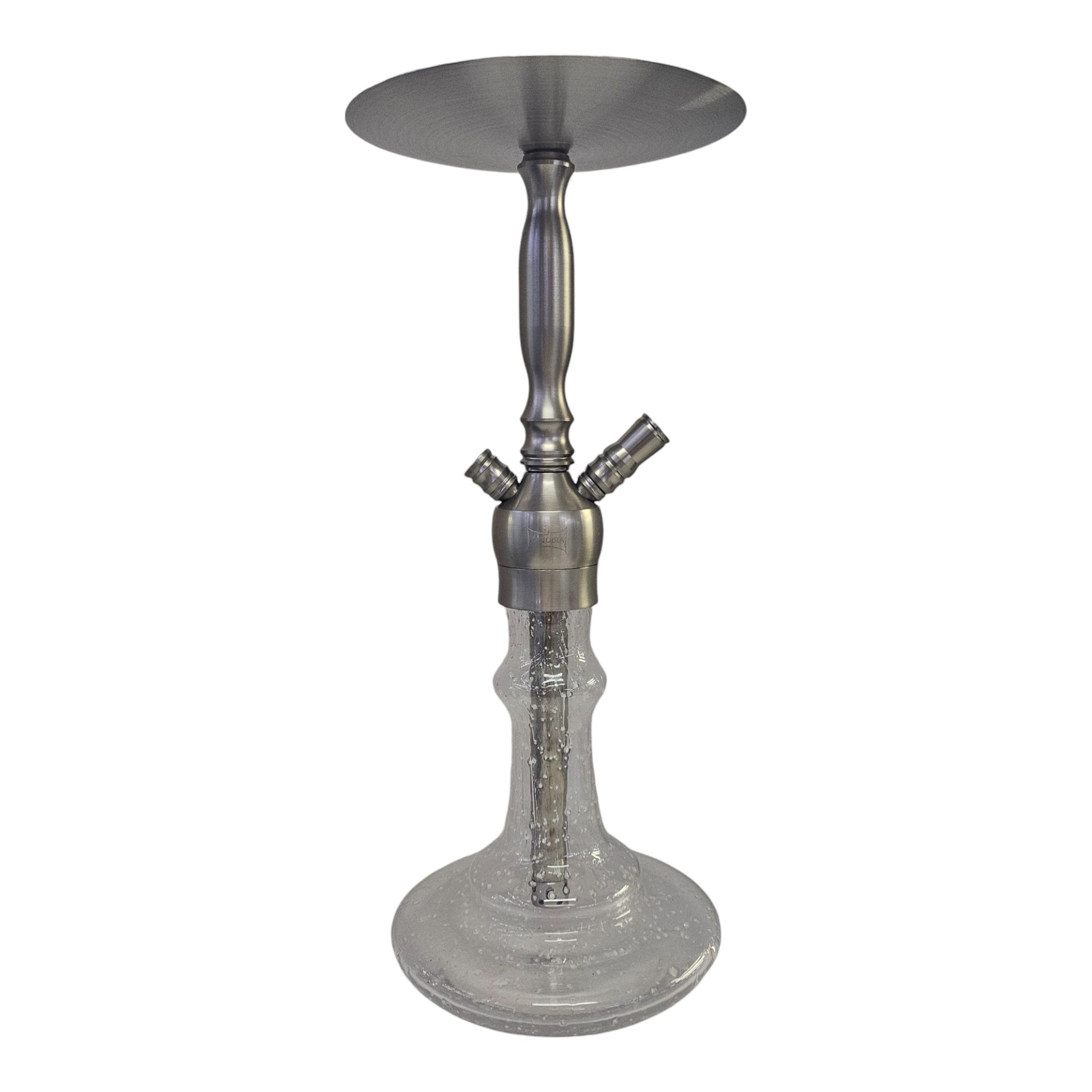 Zanobia 18" Silver 1 Hose Hookah-The Wee Smoke Shop