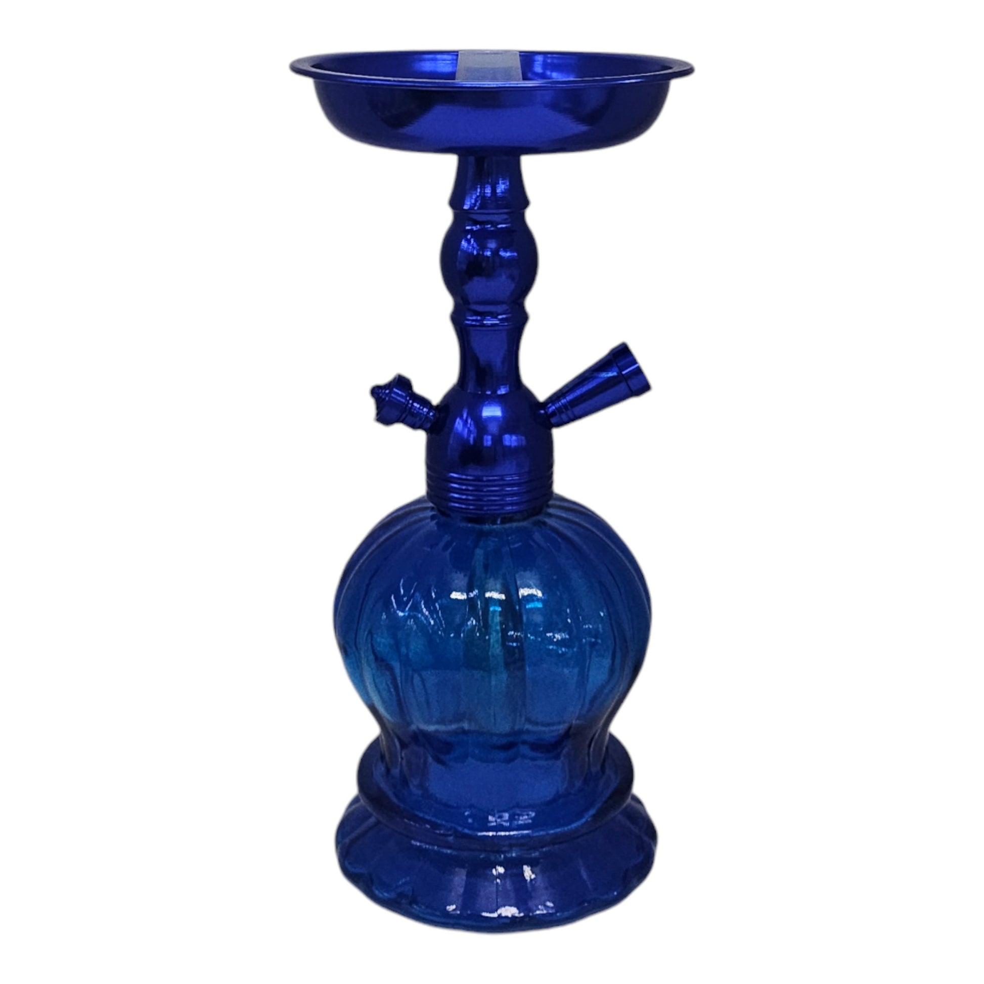 Colourful (10") Round Base 1 Hose Hookah -The Wee Smoke Shop