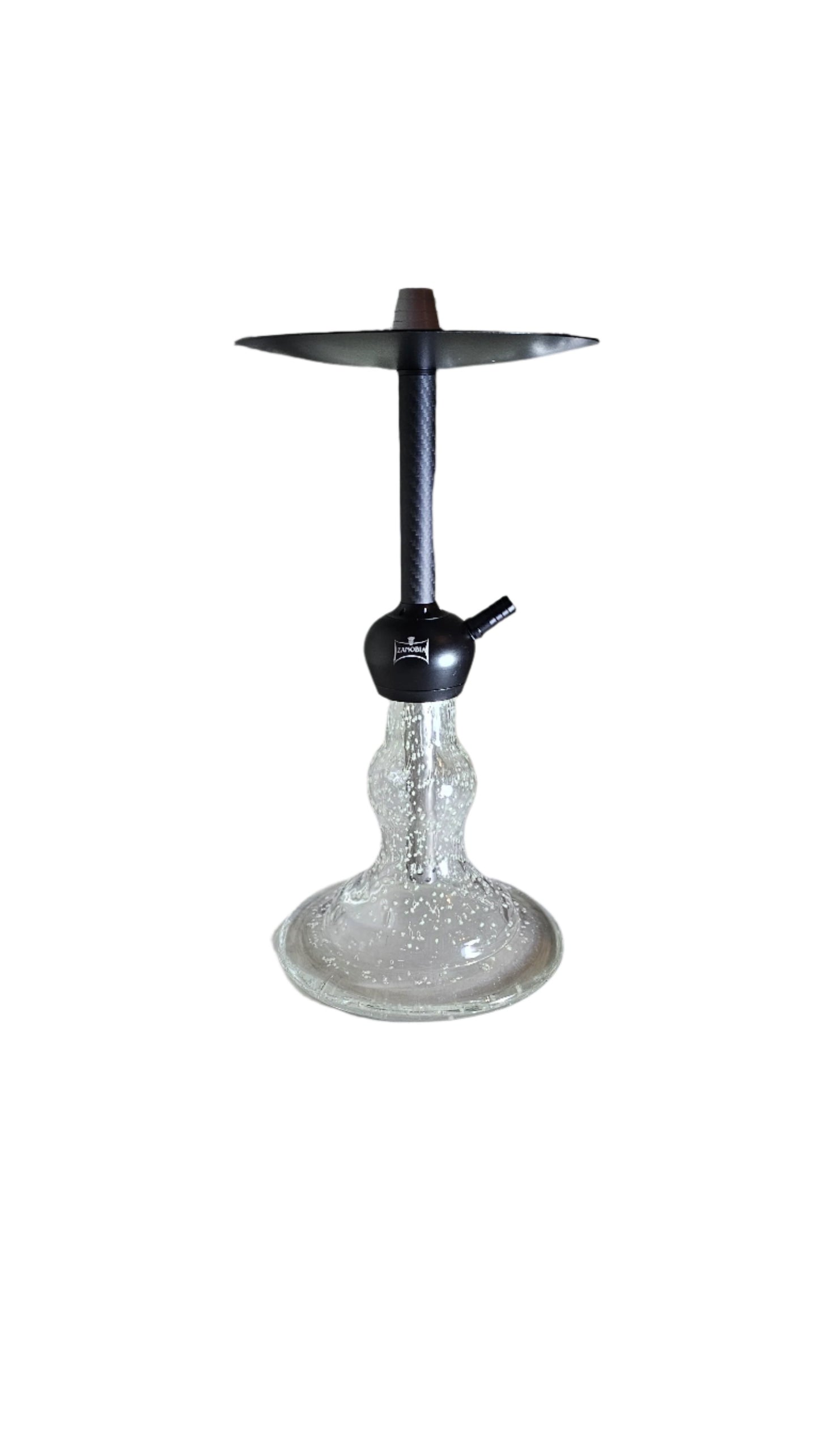 Zanobia (15") Colored 1 hose hookah black - hookah - the wee smoke shop