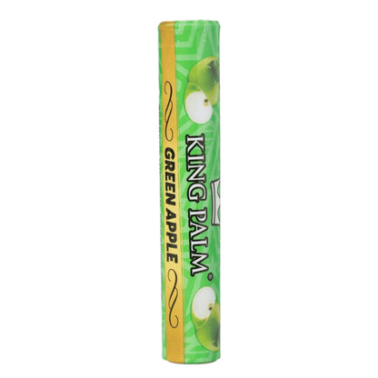 King Palm Mini Roll Green Apple, palm leaf pre roll, terpene infused, 1 gram capacity, tobacco-free