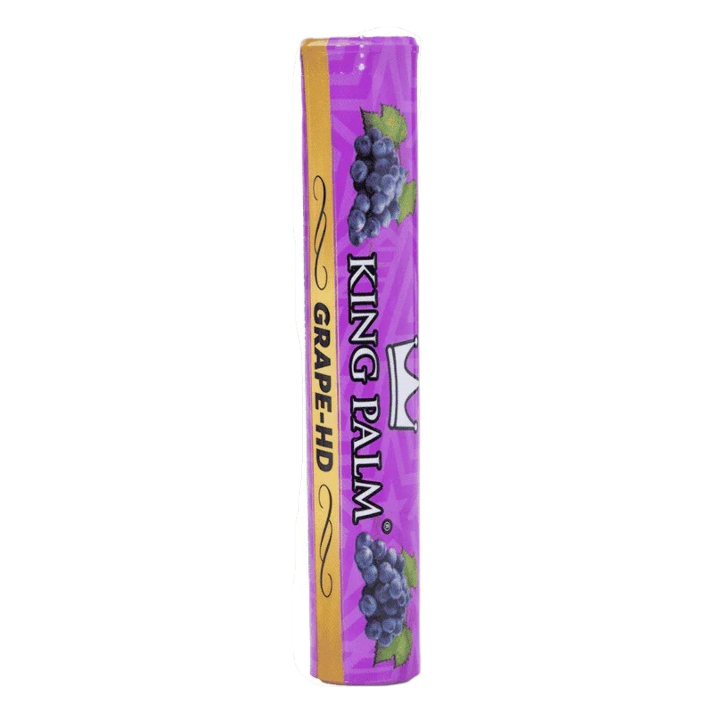 King Palm Mini Roll Grape HD, palm leaf pre roll, terpene infused, 1 gram capacity, tobacco-free