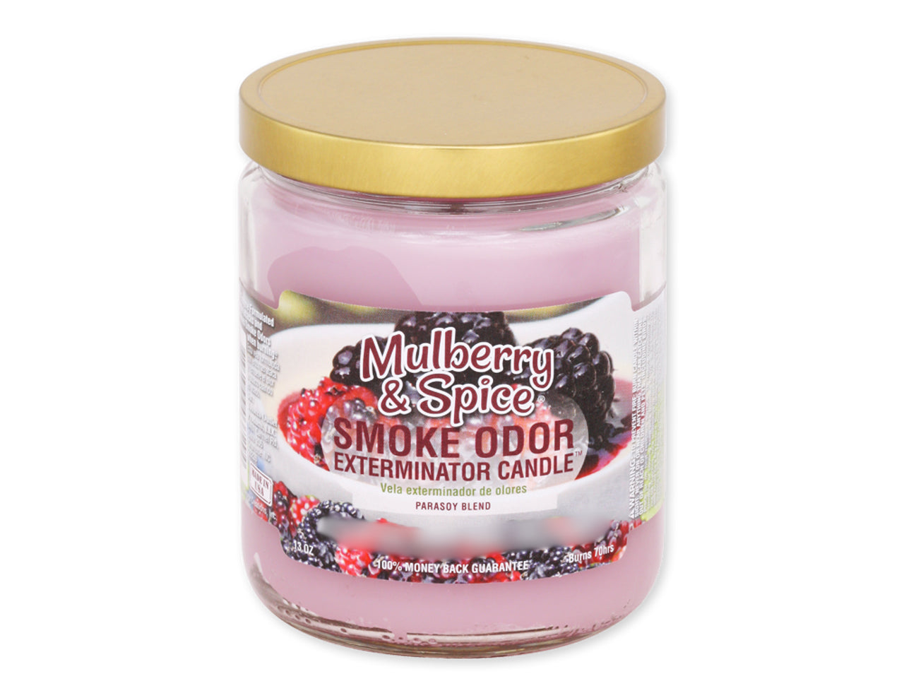 Smoke Odor Exterminator Candle - Mulberry & Spice-The Wee Smoke Shop