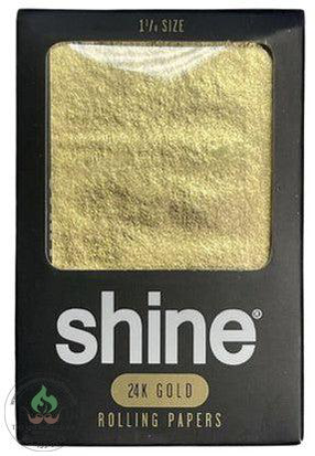 Shine (1) 24K Gold 1 1/4 size  Paper - papers - the wee smoke shop