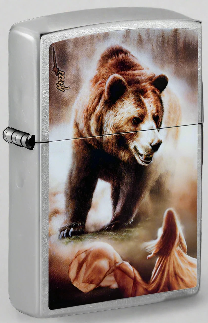 Zippo Grizzly Bear-The Wee Smoke Shop