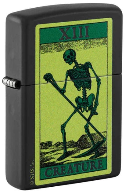 Zippo Creature Death Card-The Wee Smoke Shop