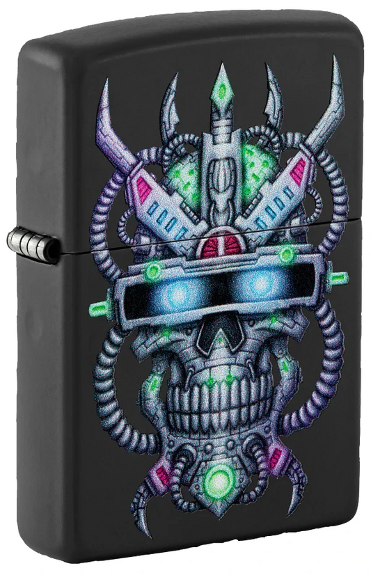 Zippo Cyber Skull-The Wee Smoke Shop