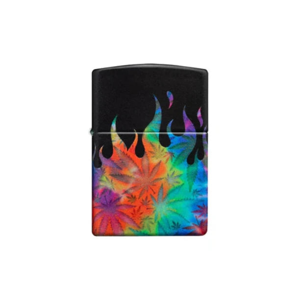 Zippo Blazing Leaf Design - The Wee Smoke Shop