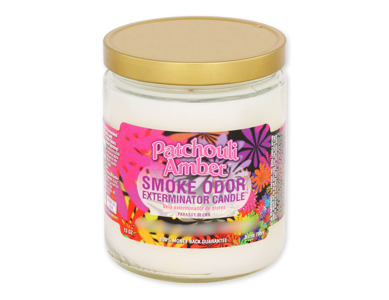 Smoke Odor Exterminator Candle - Patchouli Amber-The Wee Smoke Shop