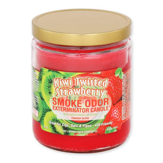 Smoke Odor Exterminator Candle - Kiwi Twisted Strawberry-The Wee Smoke Shop