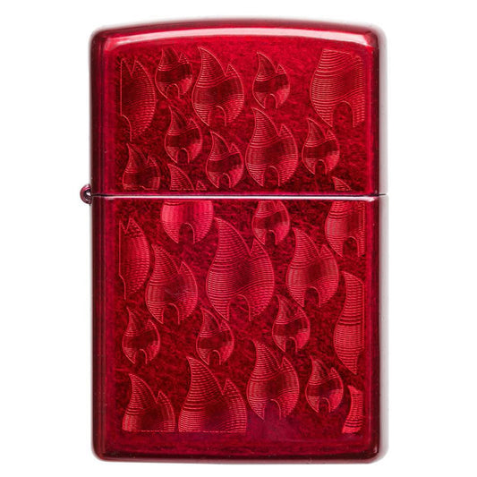 Zippo Iced Red Flame - The Wee Smoke Shop