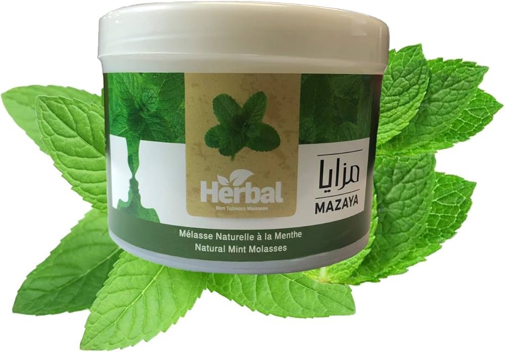 Mazaya Herbal Molasses (250g) Mint - The Wee Smoke Shop