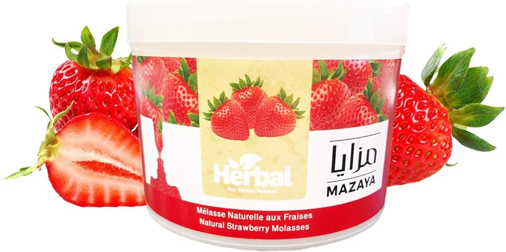 Mazaya Herbal Molasses (250g) Strawberry- The Wee Smoke Shop