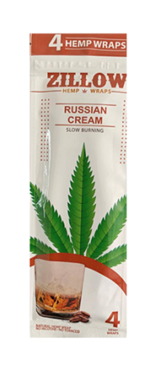 Hemp Wraps Zillow - Russian Cream - The Wee Smoke Shop