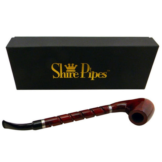 Shire Pipe - Carved Rosewood - 15" - The Wee Smoke Shop