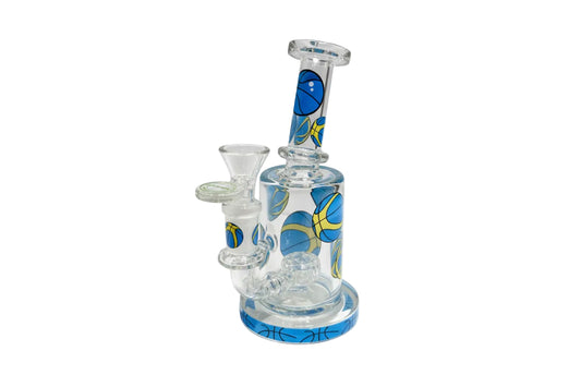 Arsenal 6" Soccer Dab Rig - Blue - The Wee Smoke Shop