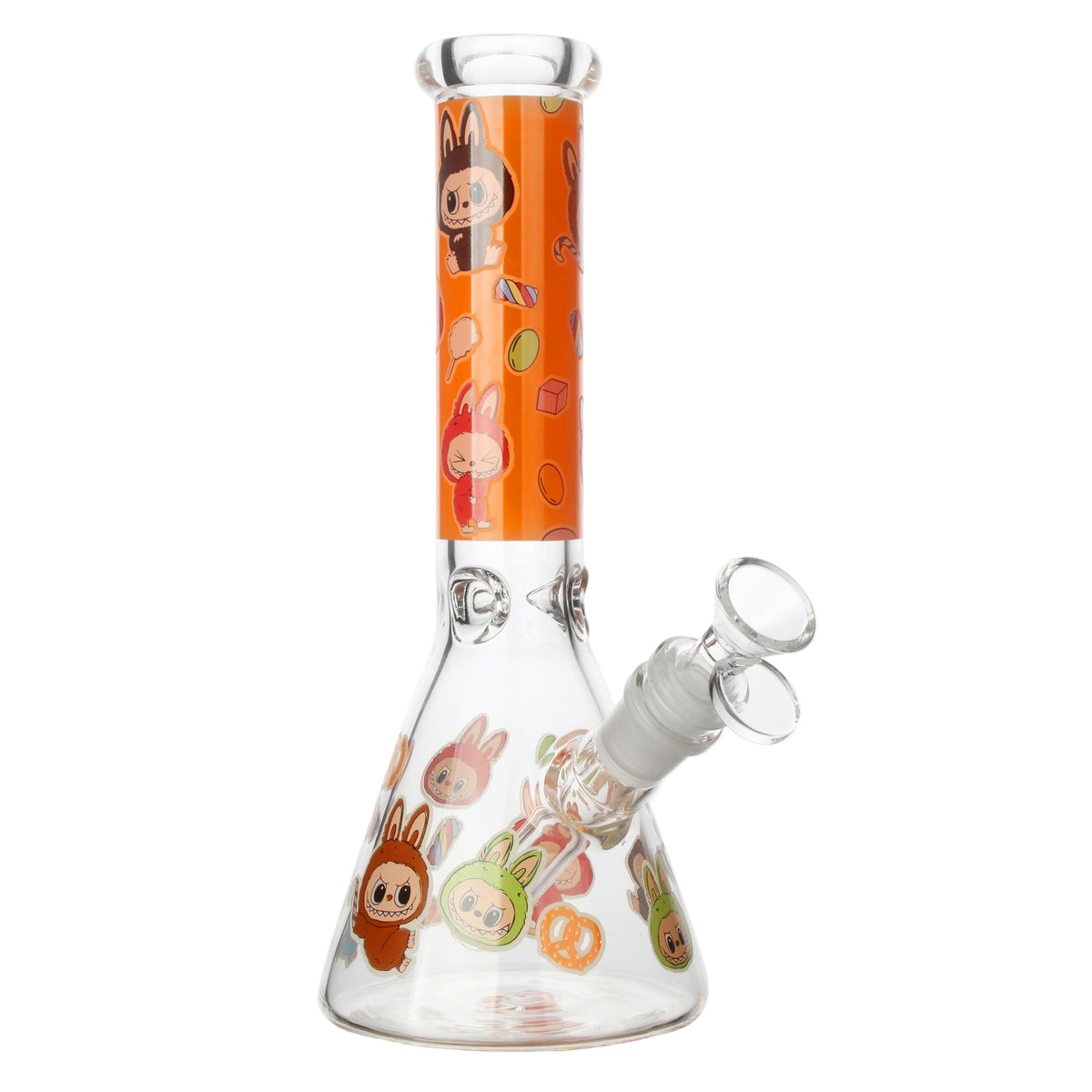 Arsenal Labubu Glass Bong 10" - The Wee Smoke Shop