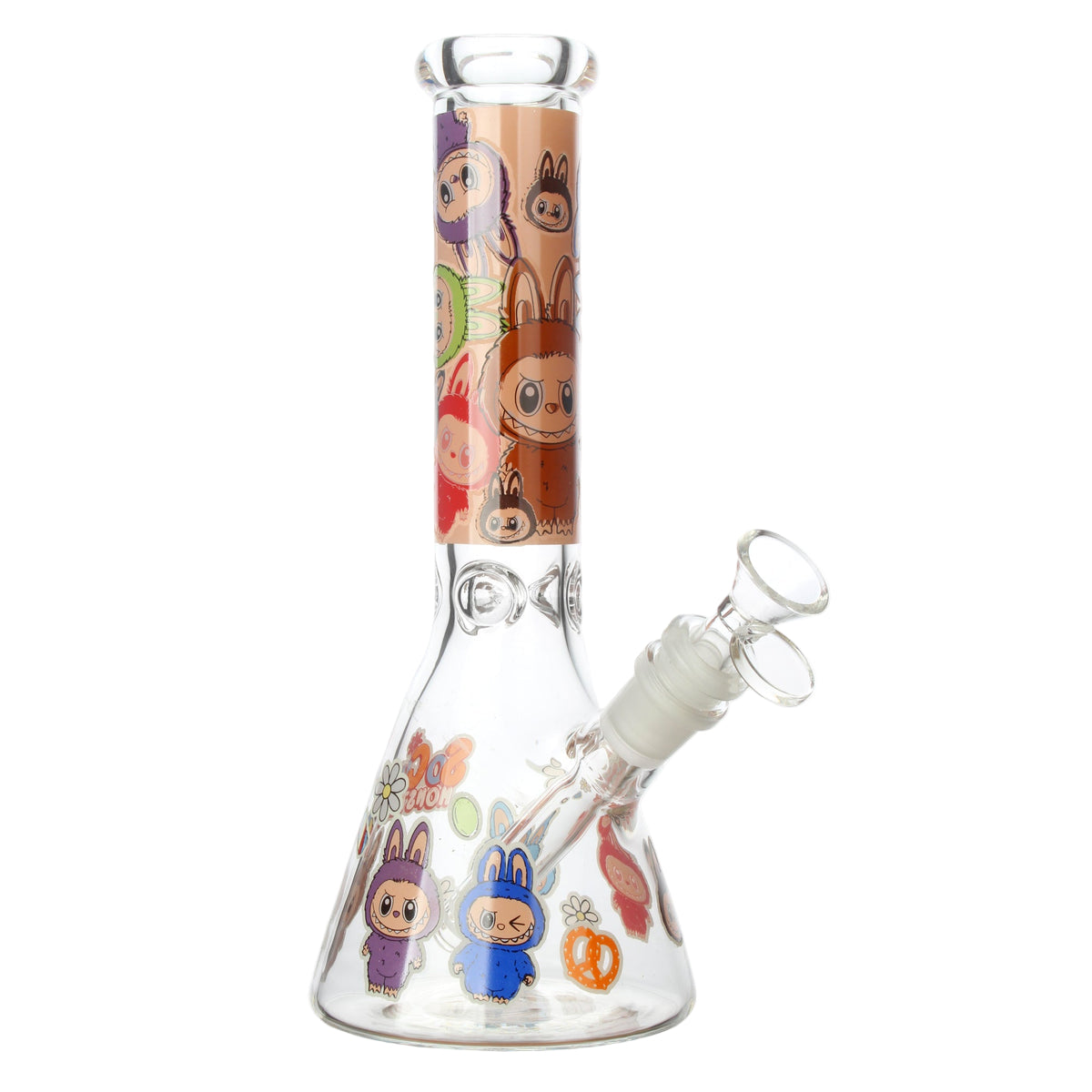 Arsenal Labubu Glass Bong 10" - The Wee Smoke Shop