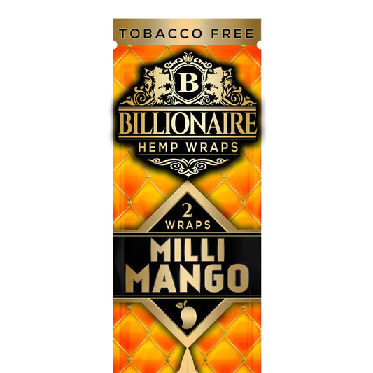 Hemp Wraps Billionaire - Milli Mango - The Wee Smoke Shop