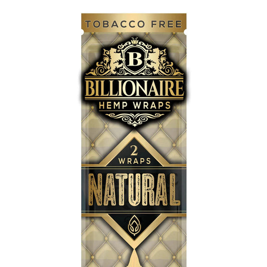 Hemp Wraps Billionaire - Natural - The Wee Smoke Shop