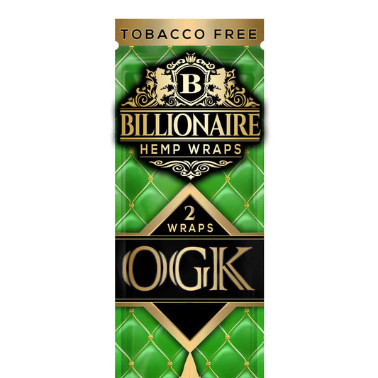 Hemp Wraps Billionaire - OGK - The Wee Smoke Shop