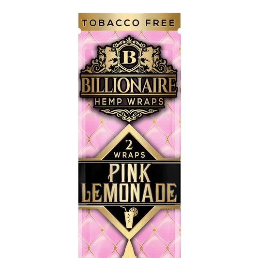 Hemp Wraps Billionaire - Pink Lemonade - The Wee Smoke Shop