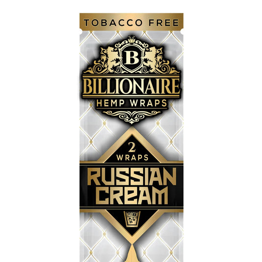 Hemp Wraps Billionaire - Russian Cream - The Wee Smoke Shop