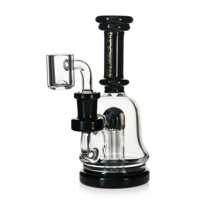 Black Phoenix 7" Dab Rig With Tree Perc The Wee Smoke Shop