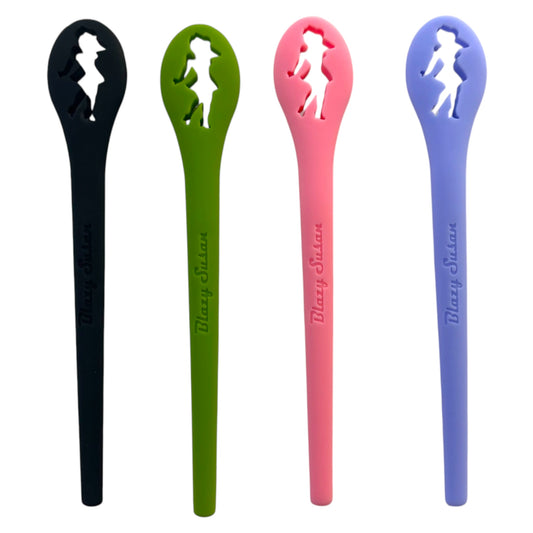 blazy susan silicone poker and roach holder in assorted colors smoking accessory- The Wee Smoke Shop