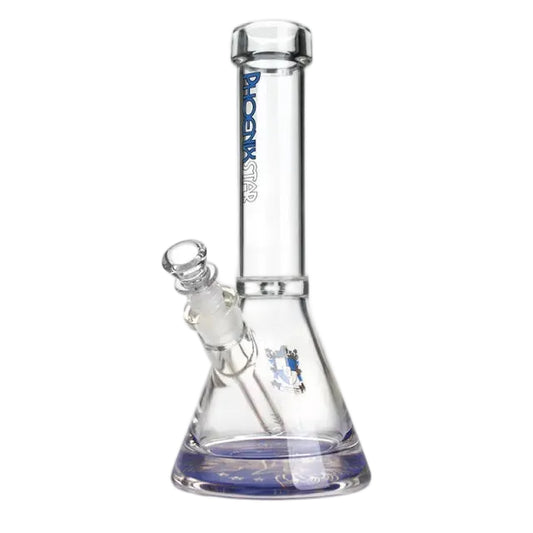 Blue Phoenix Glass 12" Thick Base Bong (9mm) The Wee SMoke Shop