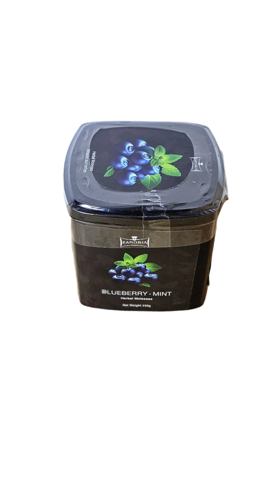 Zanobia Herbal Molasses (250g) - Blueberry Mint - The Wee Smoke Shop